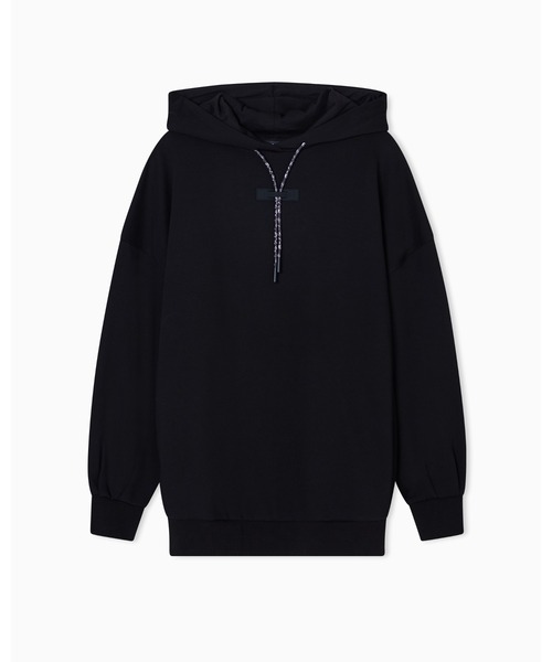 ARMANI EXCHANGE(アルマーニエクスチェンジ)の「【A|X アルマーニ エクスチェンジ】ブロッサムプリントロゴ フーデッドスウェットプルオーバー(スウェット・レディース・バーガンディー/ブラック・LARGE/MEDIUM/SMALL/X-LARGE/X-SMALL)」の7枚目の写真