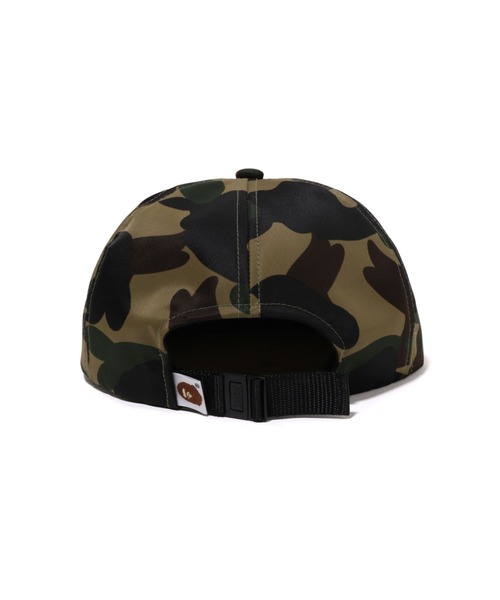 A BATHING APE（アベイシングエイプ）の「1ST CAMO BAPE STA LOGO NYLON CAP（キャップ・メンズ・イエロー/グリーン・FREE）」の4枚目の写真