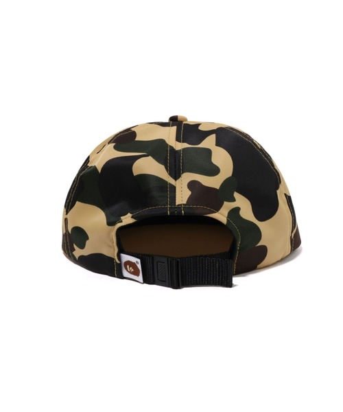 A BATHING APE（アベイシングエイプ）の「1ST CAMO BAPE STA LOGO NYLON CAP（キャップ・メンズ・イエロー/グリーン・FREE）」の5枚目の写真