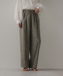 rectangle（レクタングル）の「ミックスツイードリラックスパンツ（スラックス）」