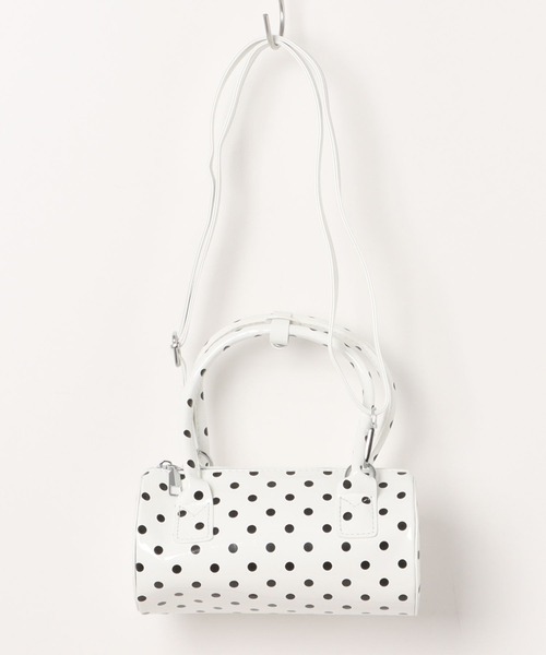 sedacle girl（セダクルガール）の「ドットハンドバック（ハンドバッグ・レディース・ブラック/オフホワイト・FREE）」の13枚目の写真
