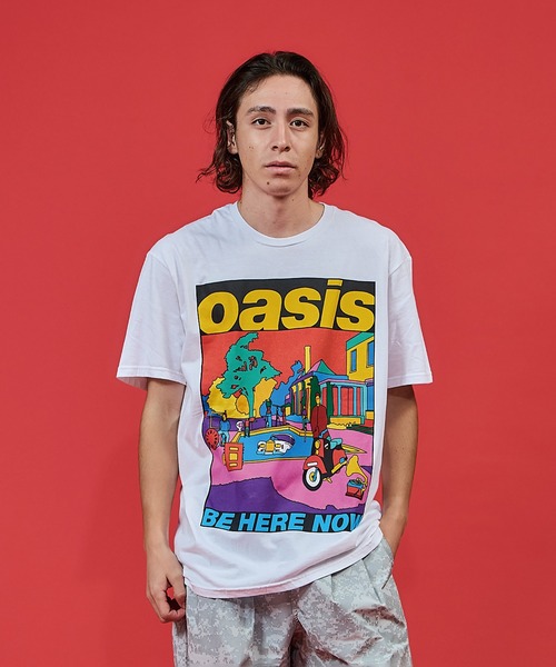 MUSIC TEE(ミュージックティー)の「OASIS “BE HERE NOW” - オアシス "ビーヒア ナウ”(Tシャツ/カットソー・メンズ・ホワイト・X-LARGE/LARGE/MEDIUM)」の4枚目の写真