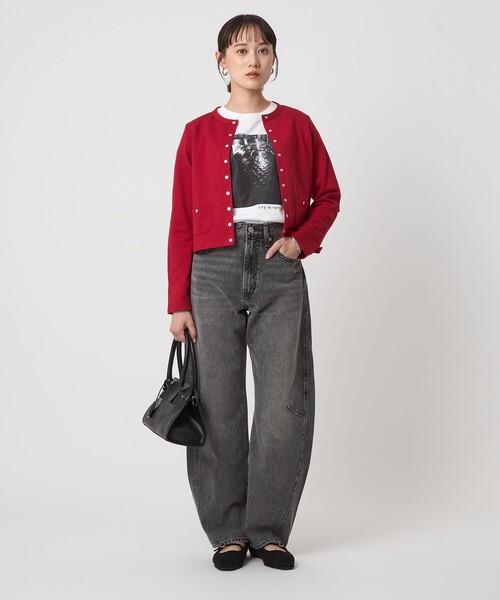 To b. by agnes b.(トゥービーバイアニエスベー)の「<To b. by agnes b.コラボ>フォト ショートスリーブ Tシャツ(Tシャツ/カットソー・レディース・その他1/ブラック/オフホワイト・FREE)」の15枚目の写真
