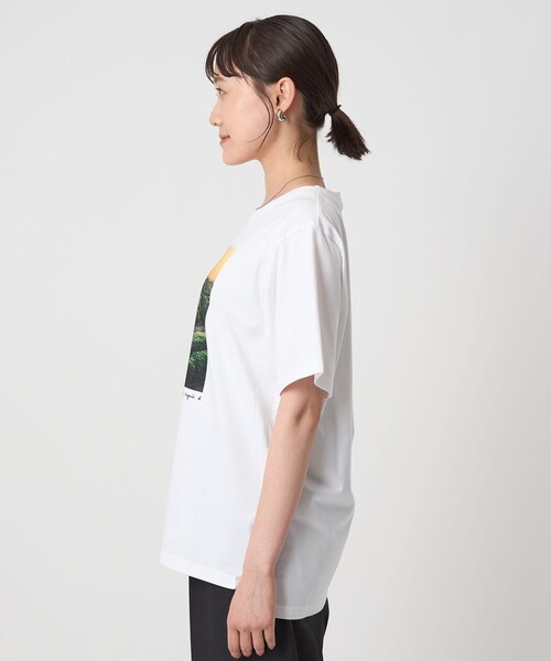 To b. by agnes b.(トゥービーバイアニエスベー)の「<To b. by agnes b.コラボ>フォト ショートスリーブ Tシャツ(Tシャツ/カットソー・レディース・その他1/ブラック/オフホワイト・FREE)」の17枚目の写真