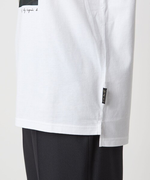 To b. by agnes b.(トゥービーバイアニエスベー)の「<To b. by agnes b.コラボ>フォト ショートスリーブ Tシャツ(Tシャツ/カットソー・レディース・その他1/ブラック/オフホワイト・FREE)」の21枚目の写真