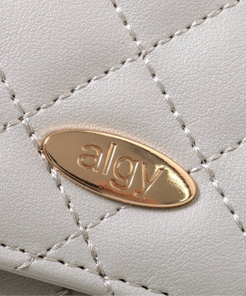 algy(アルジー)の「キルトショルダーウォレット(ショルダーバッグ・キッズ・ブラック/グレー/オフホワイト・FREE)」の7枚目の写真