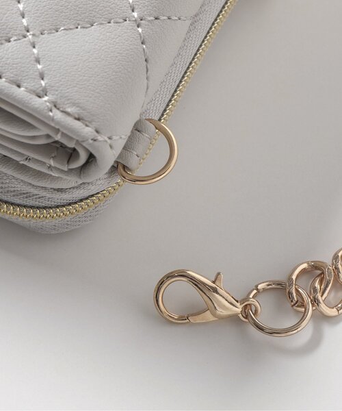 algy(アルジー)の「キルトショルダーウォレット(ショルダーバッグ・キッズ・ブラック/グレー/オフホワイト・FREE)」の9枚目の写真