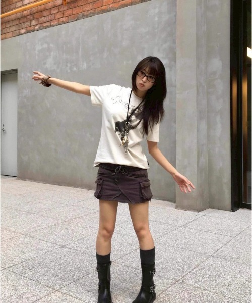 almo(アルモ)の「【LAMPOON】ギタープリントカットソー(Tシャツ/カットソー・レディース・ホワイト・LARGE/MEDIUM/SMALL)」の8枚目の写真