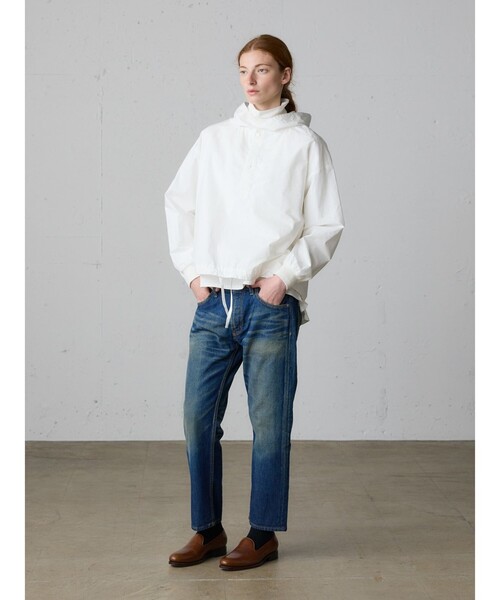 MidiUmi(ミディウミ)の「MidiUmi フード付きプルオーバーシャツ(シャツ/ブラウス・レディース・ベージュ/ブラック/チャコールグレー/オフホワイト・FREE)」の15枚目の写真