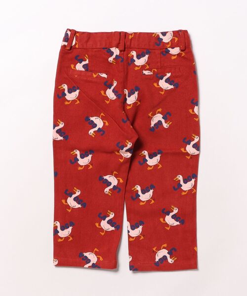 BOBO CHOSES(ボボショーズ)の「La Oca all over chino pants(チノパンツ・キッズ・レッド・2-3YEAR/4-5YEAR/6-7YEAR/8-9y/10-11y/12-13y)」の2枚目の写真