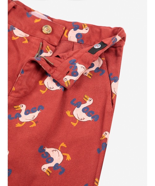 BOBO CHOSES(ボボショーズ)の「La Oca all over chino pants(チノパンツ・キッズ・レッド・2-3YEAR/4-5YEAR/6-7YEAR/8-9y/10-11y/12-13y)」の6枚目の写真