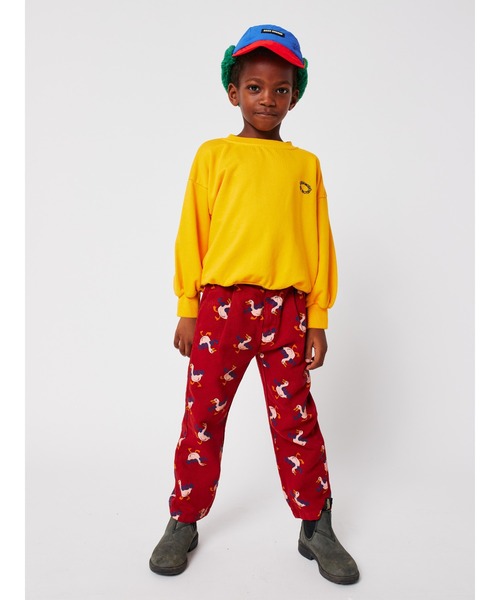 BOBO CHOSES(ボボショーズ)の「La Oca all over chino pants(チノパンツ・キッズ・レッド・2-3YEAR/4-5YEAR/6-7YEAR/8-9y/10-11y/12-13y)」の7枚目の写真