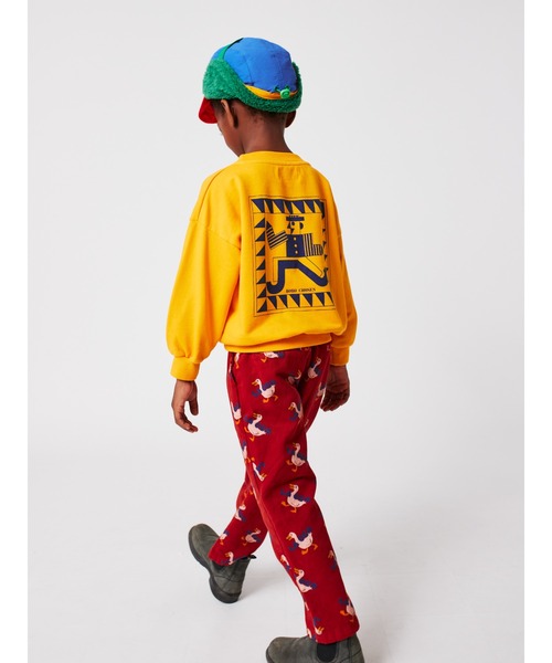 BOBO CHOSES(ボボショーズ)の「La Oca all over chino pants(チノパンツ・キッズ・レッド・2-3YEAR/4-5YEAR/6-7YEAR/8-9y/10-11y/12-13y)」の9枚目の写真