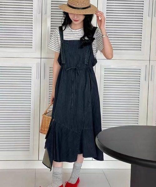 フィフィアンドロメオ　サスペンダー付きワンピース　Mサイズ フィフィアンドロメオ サスペンダー付きワンピース Mサイズ