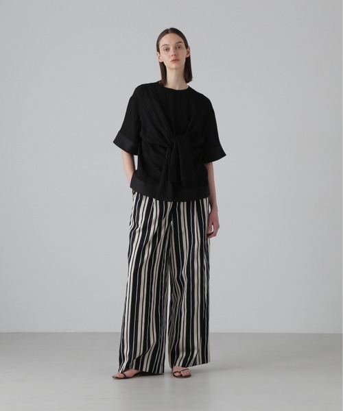 ADORE(アドーア)の「ボールドストライプジャガードパンツ(その他パンツ・レディース・ブラック・38/36)」の8枚目の写真