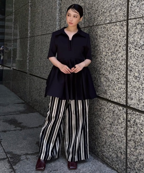 ADORE(アドーア)の「ボールドストライプジャガードパンツ(その他パンツ・レディース・ブラック・38/36)」の15枚目の写真