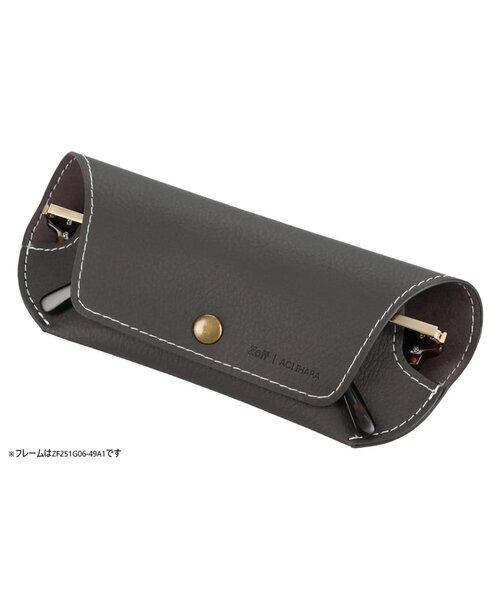 Zoff ゾフ AOI IHARAクリアサングラス オーバル ブラック Zoff｜AOI IHARA オーバル型 クリア サングラス （UV100%カット クリア