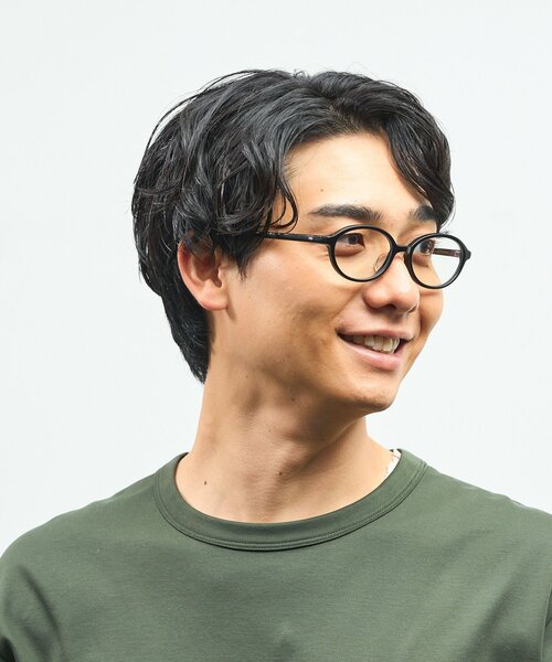 Zoff｜AOI IHARA オーバル型 クリア サングラス （UV100%カット クリア