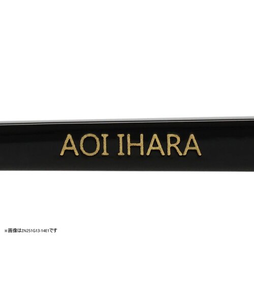 Zoff｜AOI IHARA オーバル型 クリア サングラス （UV100%カット クリア