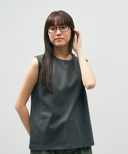 Zoff｜AOI IHARA オーバル型 クリア サングラス （UV100%カット クリア