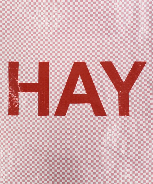HAY(ヘイ)の「ヘイ キャンディモノバッグ M HAY Candy Mono Bag Medium(トートバッグ・レディース・グレー/ライトピンク・M)」の8枚目の写真