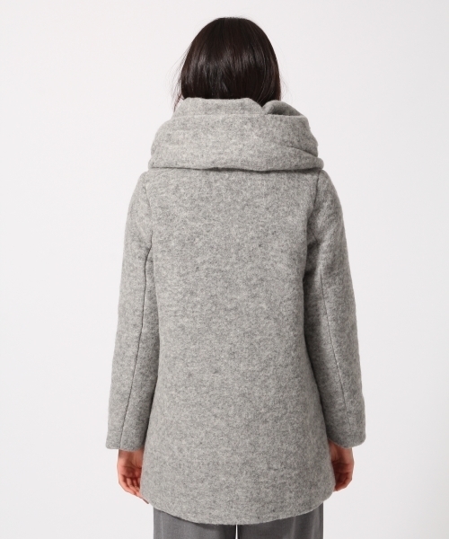 GLOBAL WORK（グローバルワーク）の「スライバーナカワタコート/564788（ダッフルコート・レディース・ブルー系その他/ネイビー/ベージュ/ライトグレー・LARGE/MEDIUM/SMALL）」の21枚目の写真