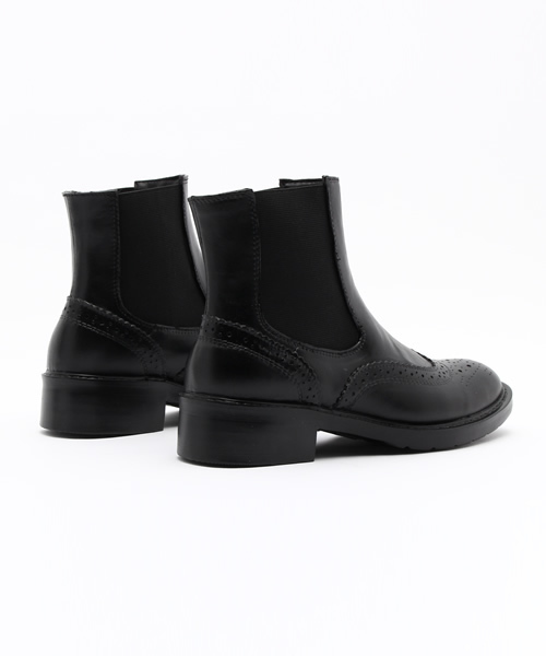 CROON A SONG（クルーンアソング）の「BIANCA サイドゴアラバーブーツ（レインシューズ・レディース・ブラック・L/M/S）」の4枚目の写真