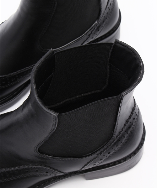 CROON A SONG（クルーンアソング）の「BIANCA サイドゴアラバーブーツ（レインシューズ・レディース・ブラック・L/M/S）」の3枚目の写真