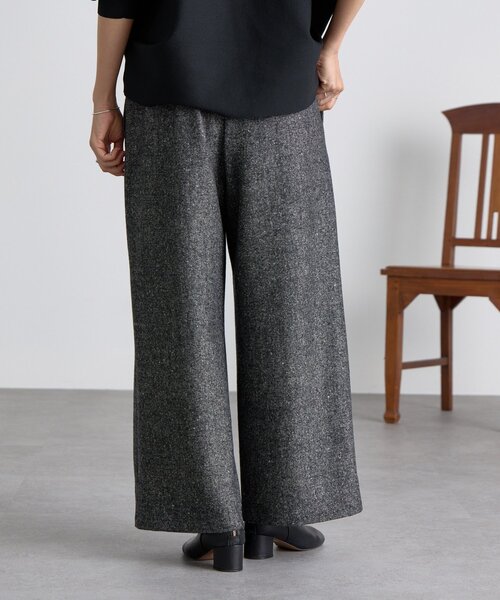BEARDSLEY（ビアズリー）の「ウエストリブネップツイードパンツ（その他パンツ・レディース・ブラック/ブラウン・0/1/2）」の17枚目の写真