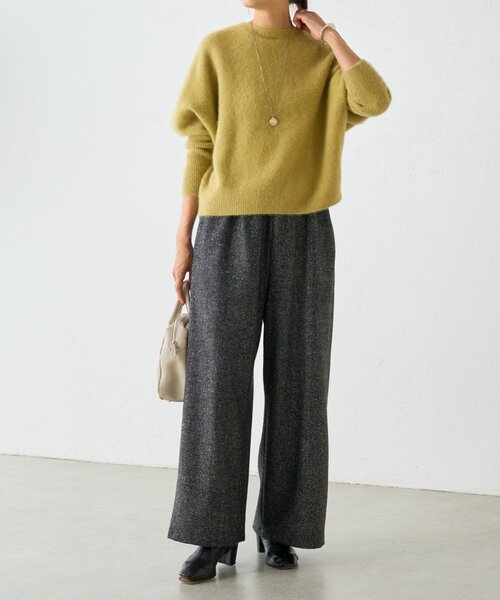 セール】ウエストリブネップツイードパンツ（その他パンツ