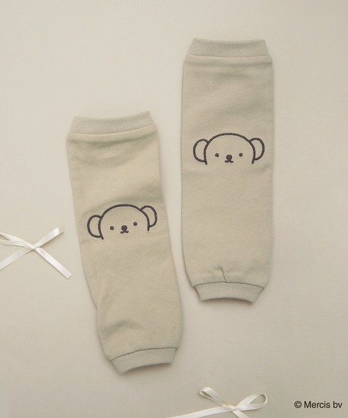 BRANSHES(ブランシェス)の「【miffy/ミッフィー/boris/ボリス】レッグウォーマー(レッグウォーマー・キッズ・ブラウン/オフホワイト・FREE)」の6枚目の写真