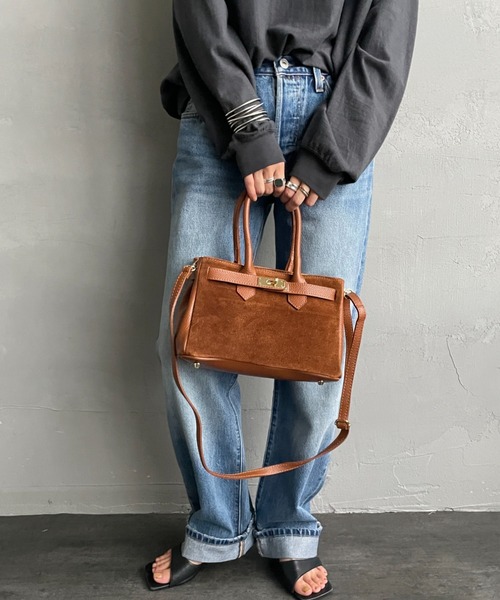 セール】[AULENTTI/オーレンティ] CAMOSCIO/DOLLARO 2WAY レザー