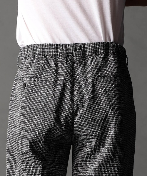 NICOLE CLUB FOR MEN(ニコルクラブフォーメン)の「ツィードライクセットアップパンツ(その他パンツ・メンズ・ブラック系1/ブラック系2/ネイビー系・SMALL/MEDIUM/LARGE/X-LARGE)」の10枚目の写真