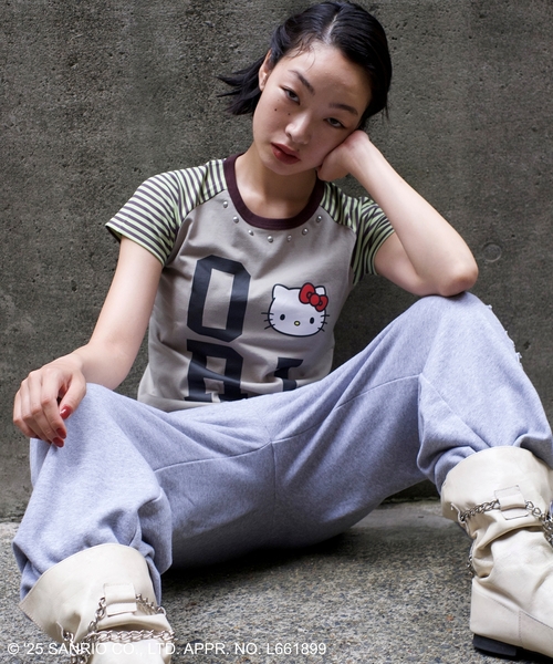 HELLO KITTY×Oriens】スウェットパンツ（スウェットパンツ