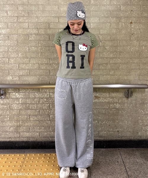 HELLO KITTY×Oriens】スウェットパンツ（スウェットパンツ