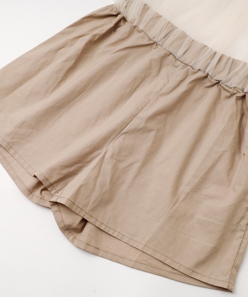 URBAN CHERRY（アーバンチェリー）の「シアーフリルスカートドッキングショートパンツ（その他パンツ・キッズ・アイボリー/ブラック・110cm/120cm/130cm/140cm/150cm）」の11枚目の写真