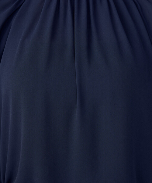 COMME CA ISM（コムサイズム）の「シャーリングブラウス（シャツ/ブラウス・レディース・ホワイト×ブラック/ネイビー/アイボリー/ブラック×ホワイト・LARGE/MEDIUM）」の7枚目の写真