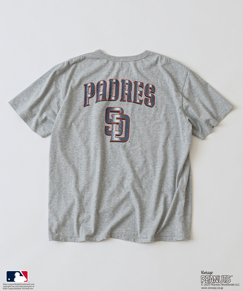 Vintage PEANUTS（ビンテージピーナッツ）の「PEANUTS 別注 MLB ベースボール プリントTシャツ（Tシャツ/カットソー・メンズ・ブラック系その他/ボルドー/ホワイト系その他/ホワイト/ライトグレー/ブラック・LARGE/MEDIUM）」の19枚目の写真