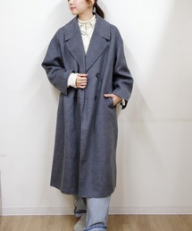 LE GLAZIK | LE GLAZIK/ル グラジック ウール ダブルブレストコート LAMBS WOOL DOUBLE BREASTED COAT LG-A0451 LWW(チェスターコート)