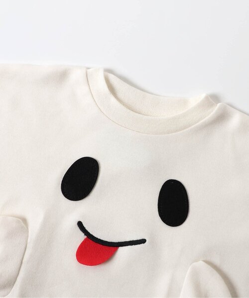 BIT'Z(ビッツ)の「こうもり&おばけハロウィントップス(Tシャツ/カットソー・キッズ・チャコール/アイボリー・90/110/130)」の11枚目の写真