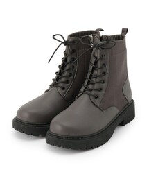 SHOO・LA・RUE | ニットレースアップブーツ(ブーツ)