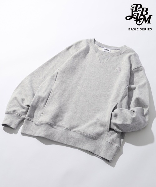 PBLIM(ページボーイリム)の「《UNISEX/BASIC SERIES》トンプキンスウェットプルオーバー(スウェット・レディース・ブルー/グレー/レッド/グリーン/ブラック/アイボリー/ネイビー・LARGE/MEDIUM)」の1枚目の写真