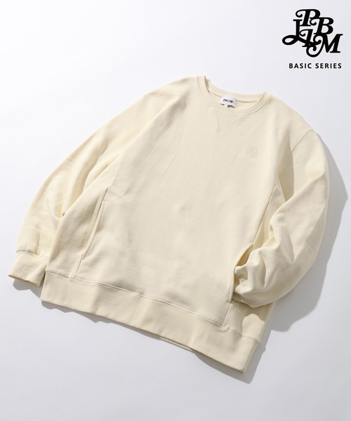 PBLIM(ページボーイリム)の「《UNISEX/BASIC SERIES》トンプキンスウェットプルオーバー(スウェット・レディース・ブルー/グレー/レッド/グリーン/ブラック/アイボリー/ネイビー・LARGE/MEDIUM)」の2枚目の写真