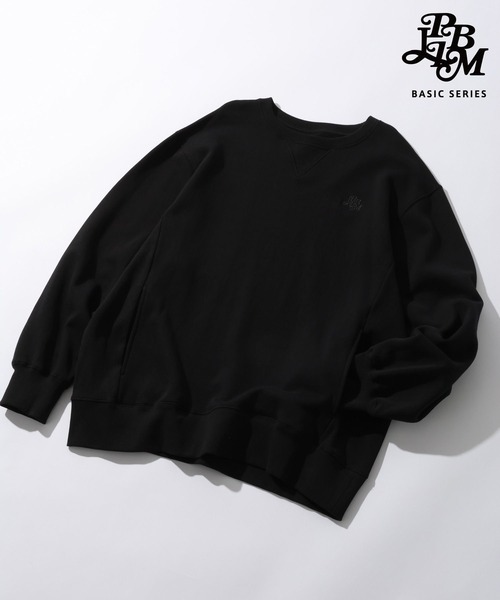 PBLIM(ページボーイリム)の「《UNISEX/BASIC SERIES》トンプキンスウェットプルオーバー(スウェット・レディース・ブルー/グレー/レッド/グリーン/ブラック/アイボリー/ネイビー・LARGE/MEDIUM)」の3枚目の写真