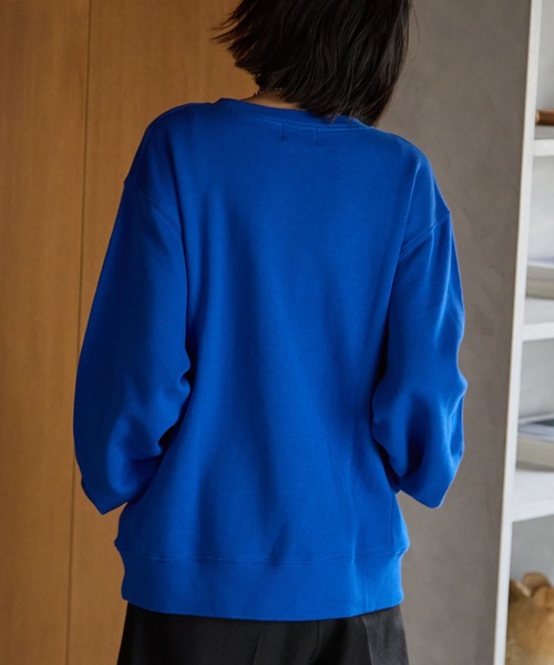 PBLIM(ページボーイリム)の「《UNISEX/BASIC SERIES》トンプキンスウェットプルオーバー(スウェット・レディース・ブルー/グレー/レッド/グリーン/ブラック/アイボリー/ネイビー・LARGE/MEDIUM)」の19枚目の写真
