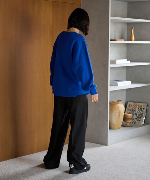 PBLIM(ページボーイリム)の「《UNISEX/BASIC SERIES》トンプキンスウェットプルオーバー(スウェット・レディース・ブルー/グレー/レッド/グリーン/ブラック/アイボリー/ネイビー・LARGE/MEDIUM)」の22枚目の写真