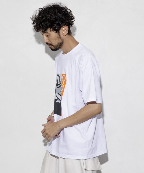 cotton pan（コットンパン）の「COTTON PAN/コットンパン レントン フロントプリントTシャツ / CP25SS-FH005（Tシャツ/カットソー・メンズ・ブラック/ホワイト・M/L）」の5枚目の写真