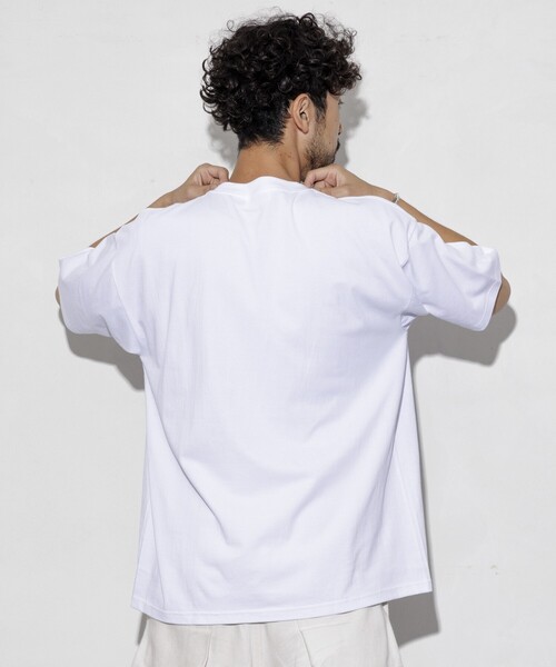 cotton pan（コットンパン）の「COTTON PAN/コットンパン レントン フロントプリントTシャツ / CP25SS-FH005（Tシャツ/カットソー・メンズ・ブラック/ホワイト・M/L）」の8枚目の写真