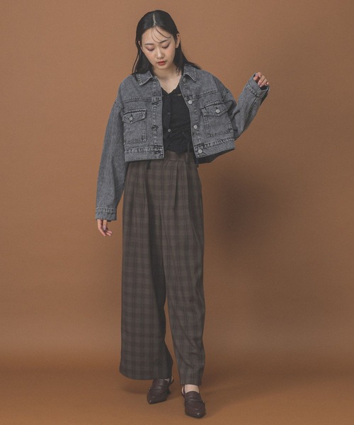 3.3 Field Trip （3.3フィールドトリップ）の「3.3 Field Trip／デニムショートジャケット（デニムジャケット・レディース・その他2/その他1・FREE）」の4枚目の写真