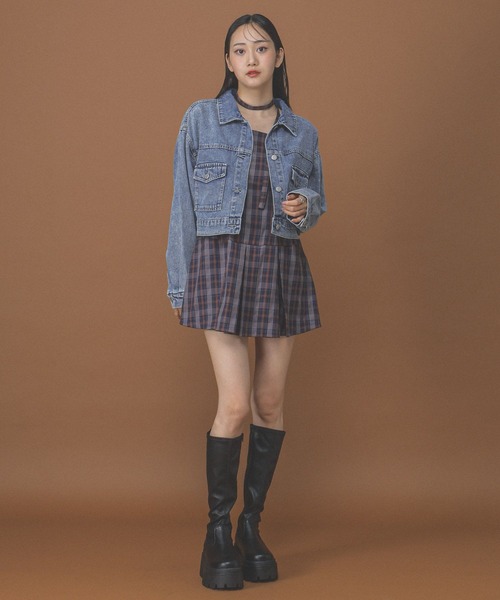 3.3 Field Trip （3.3フィールドトリップ）の「3.3 Field Trip／デニムショートジャケット（デニムジャケット・レディース・その他2/その他1・FREE）」の9枚目の写真